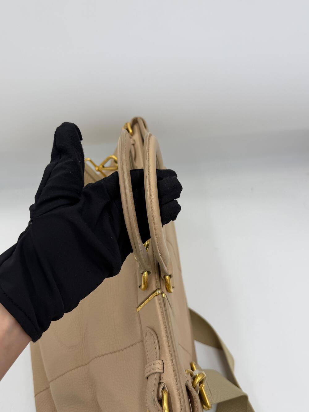 Prada Cervo Frame Satchel - Picture 2 of 14